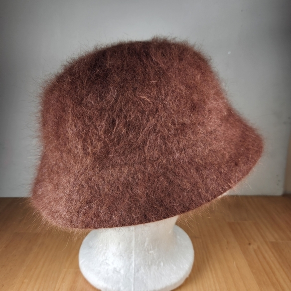 Red Dragon Hat Brown 100% Angora Soft One Size Outdoor Winter - Picture 5 of 8